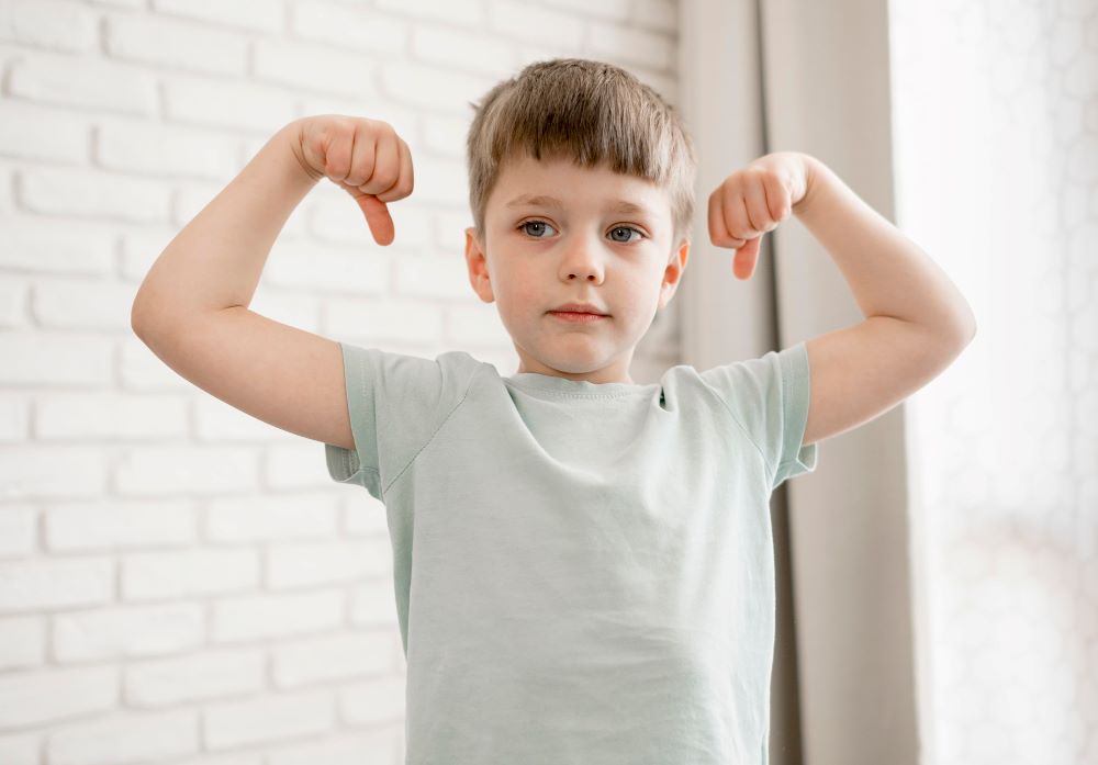 strong kid